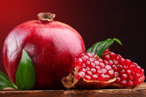 Leaves-Fruit-font-b-Red-b-font-Food-font-b-Pomegranate-b-font-Food-Poster-Fabric